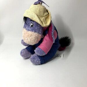 Winnie the Pooh Eeyore Farmer Garden Party Plush Stuffed Animal Soft Toy Small
